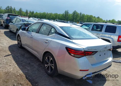 2021 Nissan Sentra Sv из США, поврежденный, VIN 3N1AB8CV0MY250163